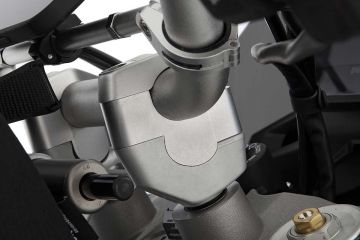 Wunderlich Ducati DesertX Handlebar Risers, 25mm, Silver